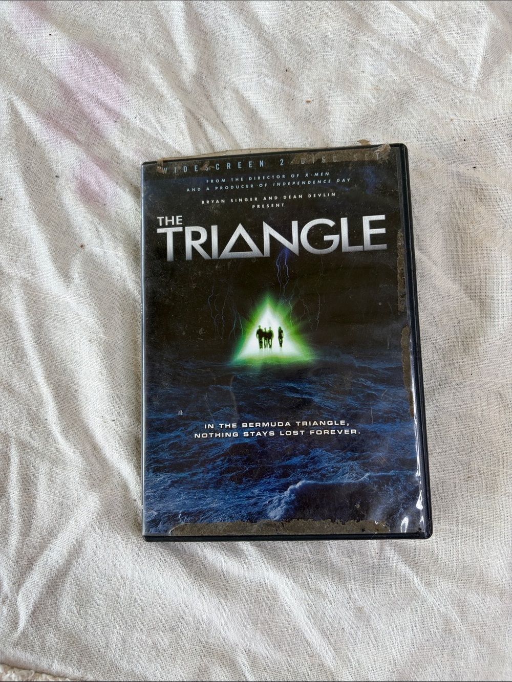 The Triangle DVD - Black with Green & Blue Artwork